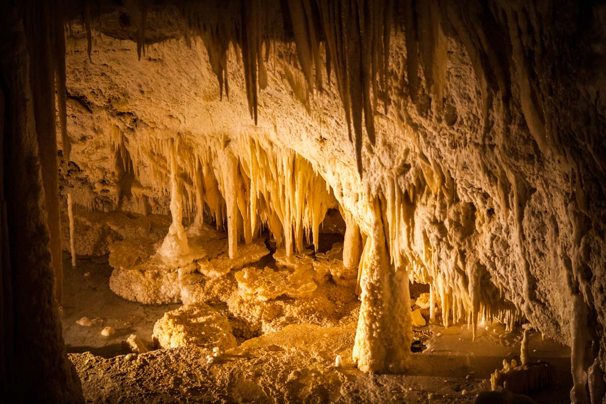 interno delle Grotte di Frasassi